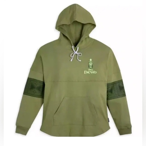 Disney Spirit Jersey Green Encanto Bruno Glow In The Dark Hoodie - Picture 2 of 9